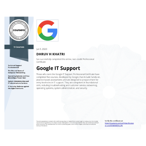 Google IT Support