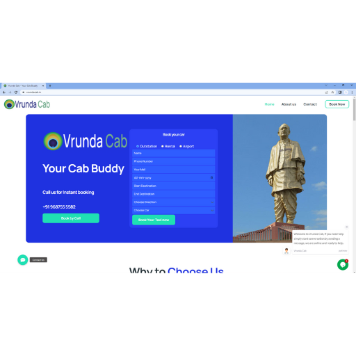 Cab Service - Vrunda Cab